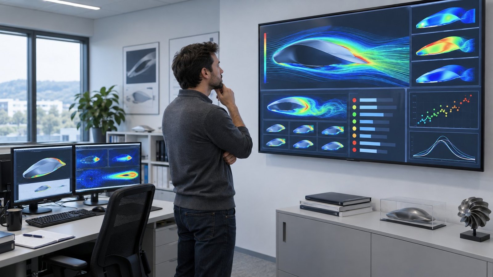 CFD PINN active learning workflow selecting the next simulation case